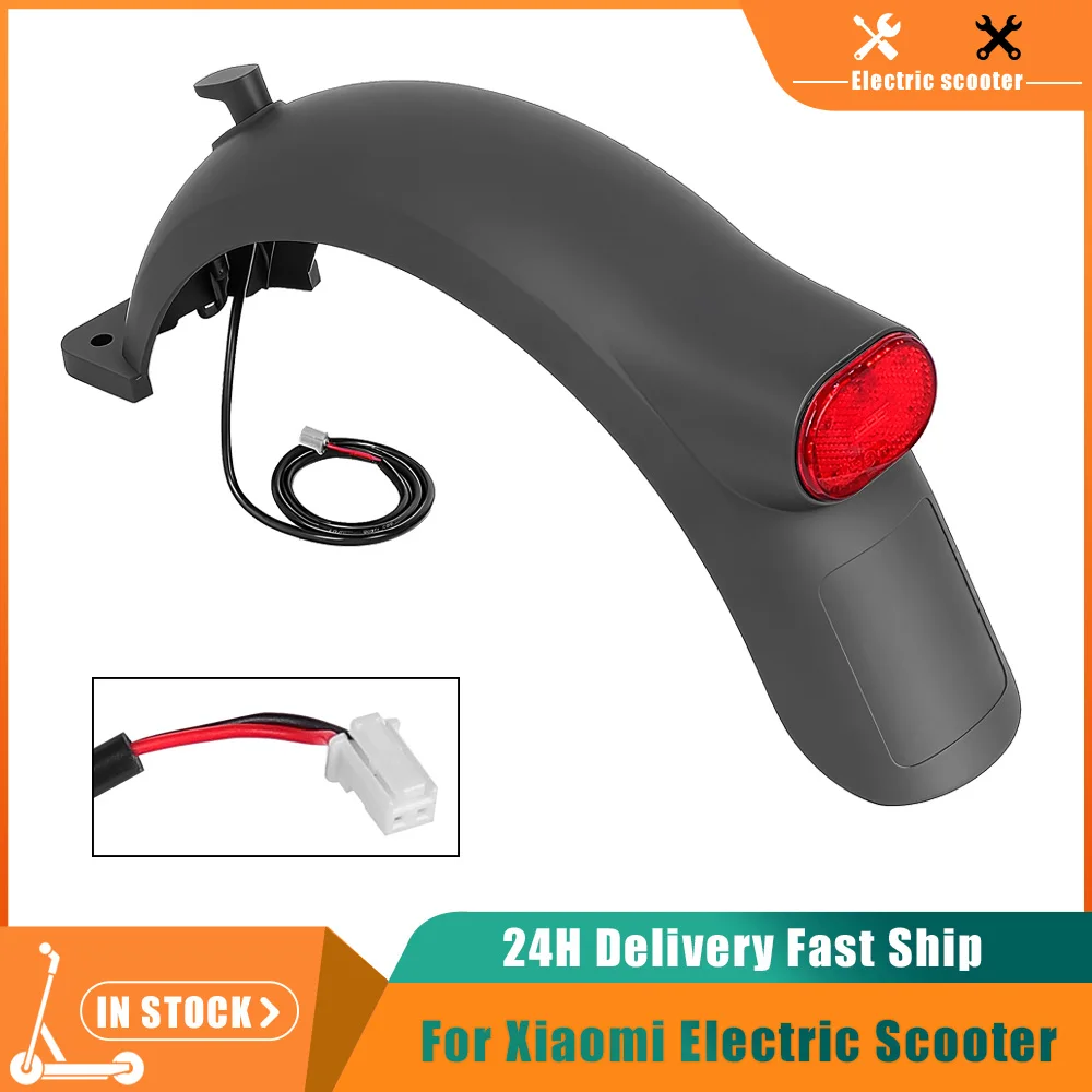 

Waterproof Cover Assembly Rear Fender for Xiaomi 5 Plus Electric Scooter Mudguard Contain Brake Taillights Hook Parts