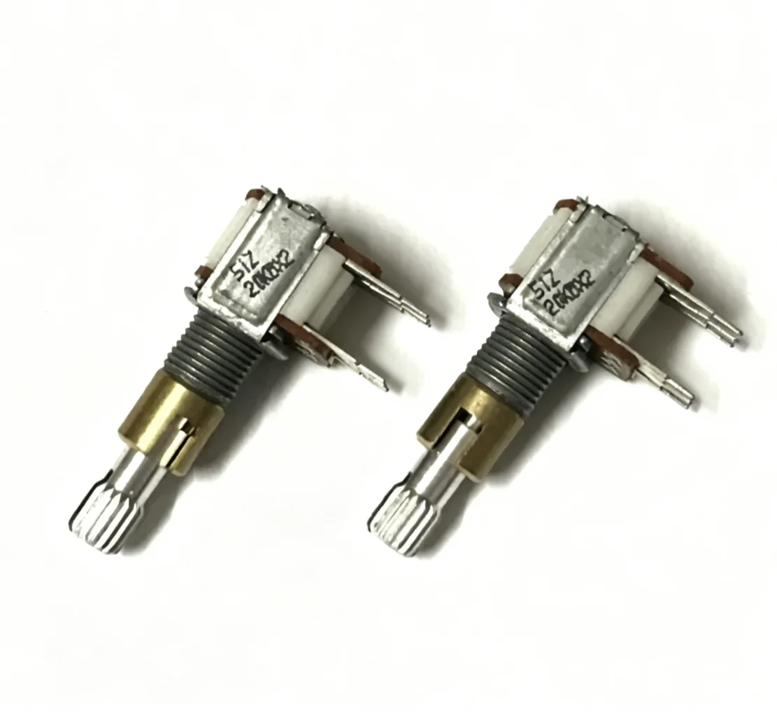 South Korea LGEC dual-gang dual-taper dual-linked precision potentiometer B20K*2 electric bass Icom receiver potentiometer 1
