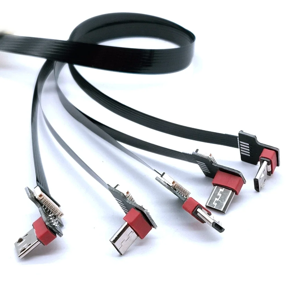 FPV elbow right angle suitable for Android OTG adapter Micro-USB to USB drive mobile phone interface adapter cable USB drive