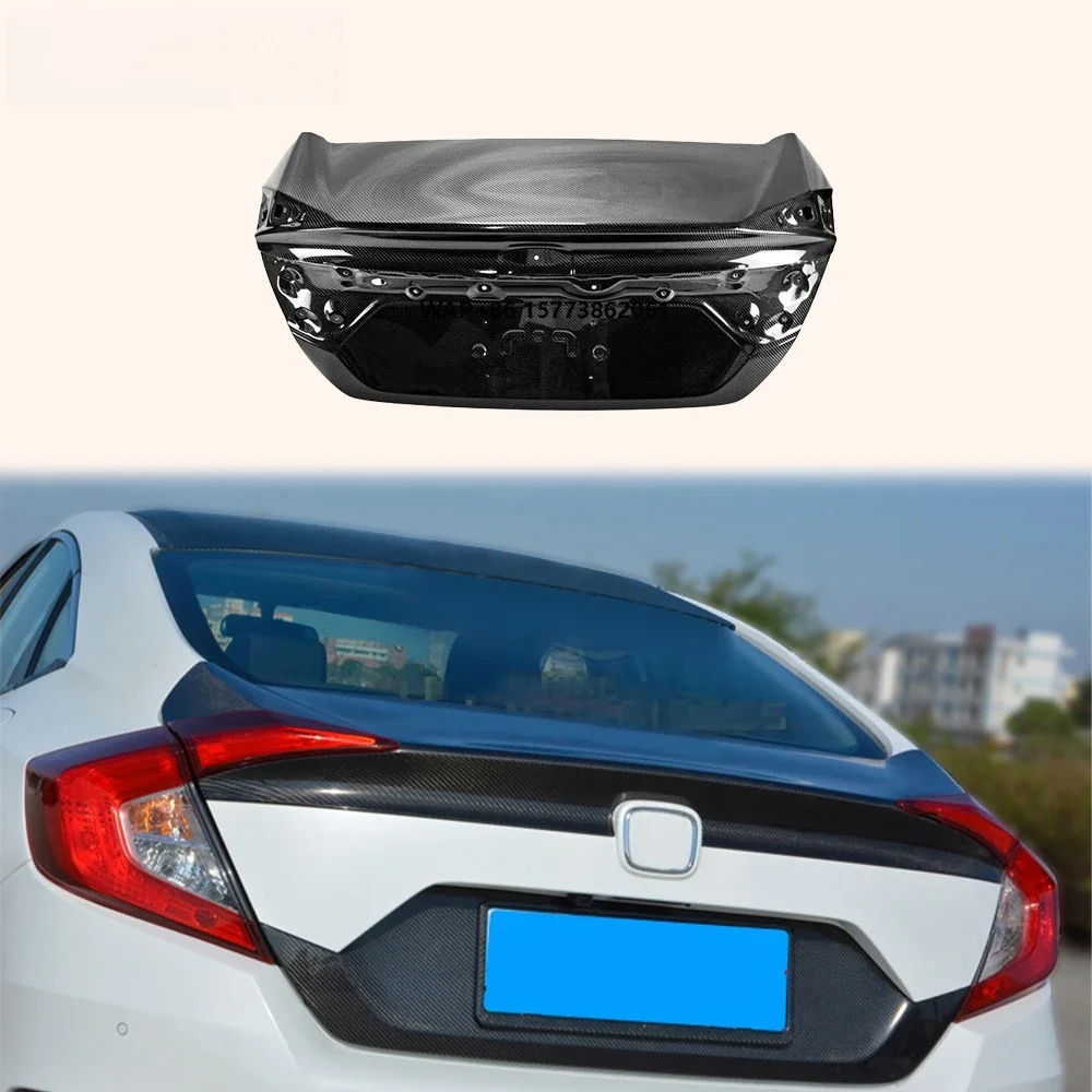 

OEM Style Carbon Fiber Rear Trunk Boot Lid for 10th for Civic FC 2016-2018 New Condition