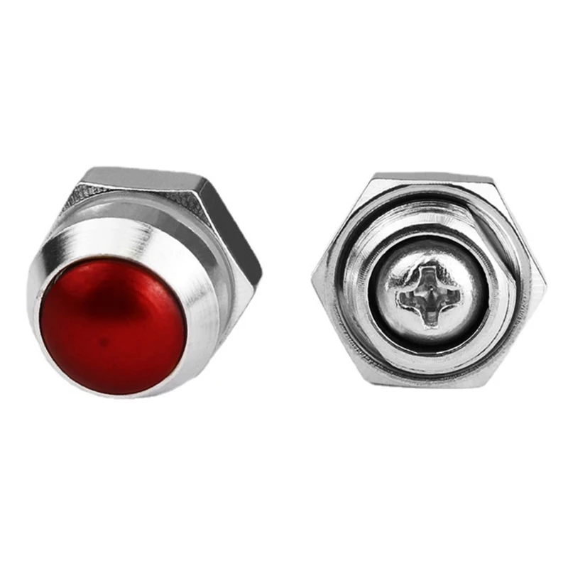 D0AB 2 Pcs Pressure Cooker Aluminum Little Red Safety Air Stopper Relief Valves Vent Alarm Kitchen Fitting