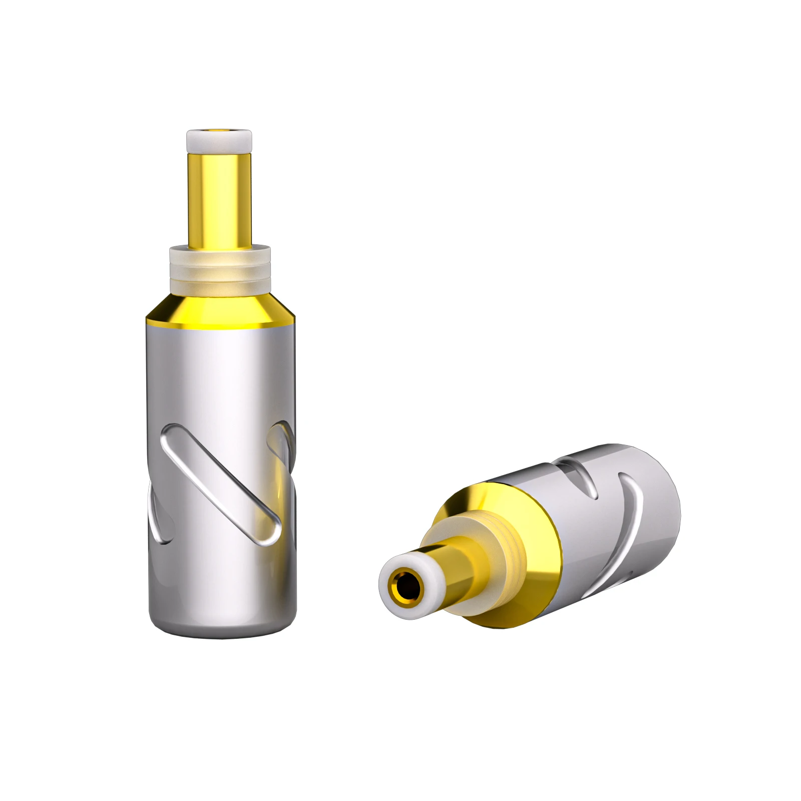 Monosaudio DC21G DC2.1 Connector Jack DC2.5G DC2.5 Gold Plated Highest Quality DC Cable Plugs for Audiophile Applications