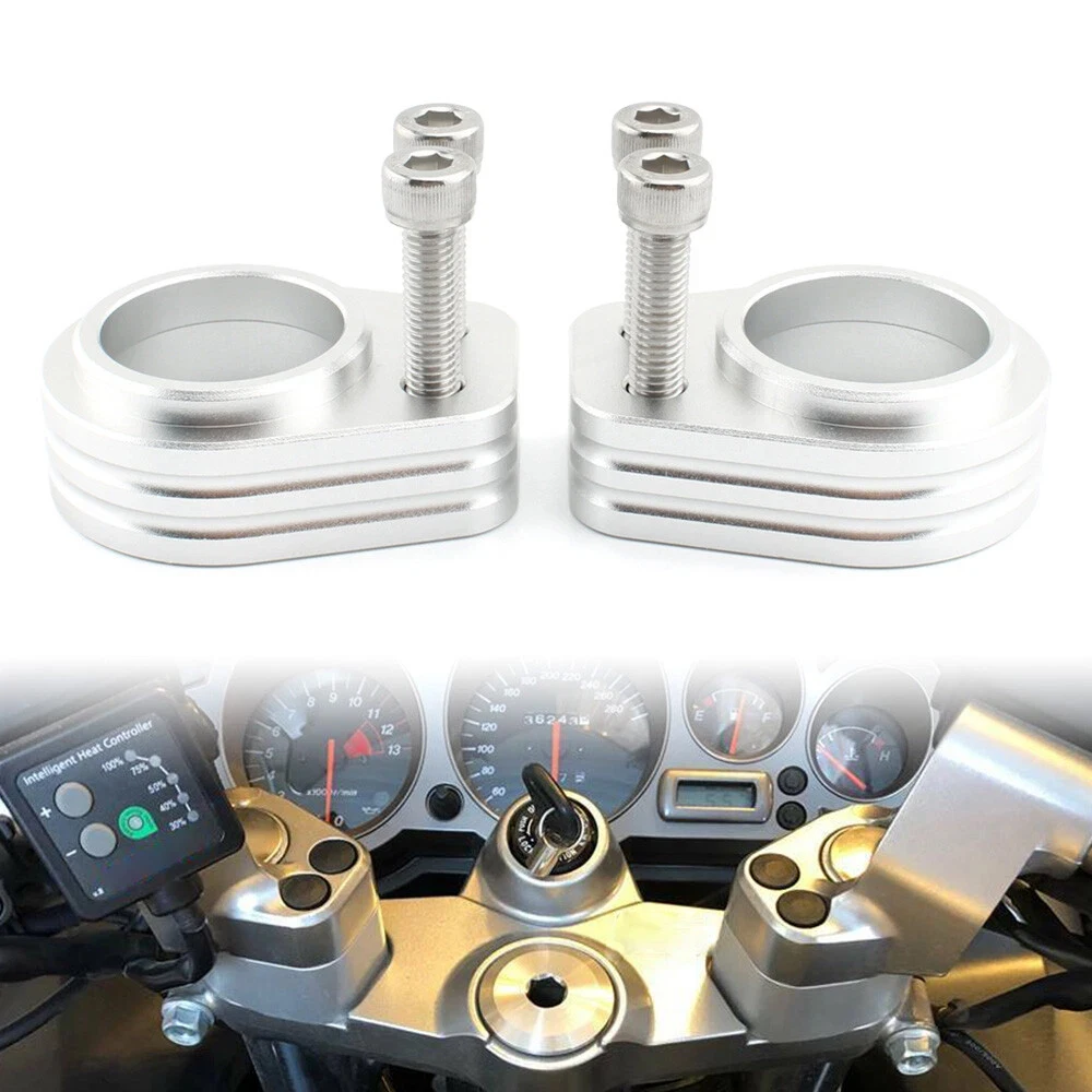 

For Kawasaki ZZR1200 ZZR 1200 All Years Handlebar Riser Spacer Handle Bar Riser Mount Clamp Aluminium Motorcycle Accessories
