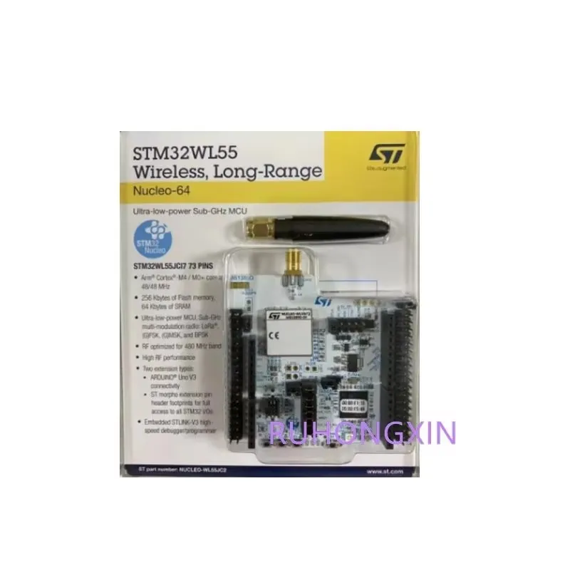 

NUCLEO-WL55JC2 STM32WL55JCI SMPS Multi Protocol LPWAN Dual Core Development Board