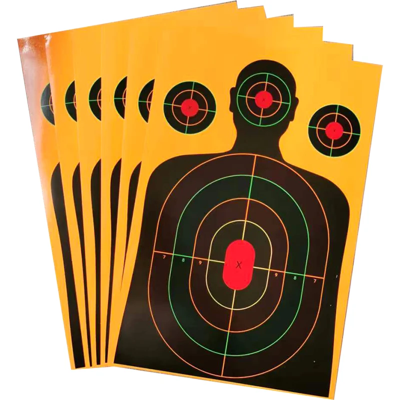 

Реактивные мишени Splatter, реактивные мишени для стрельбы 12 x 18 дюймов для пистолета, винтовки, пистолета, пистолета AirSoft BB, пеллельного пистолета и т. д.