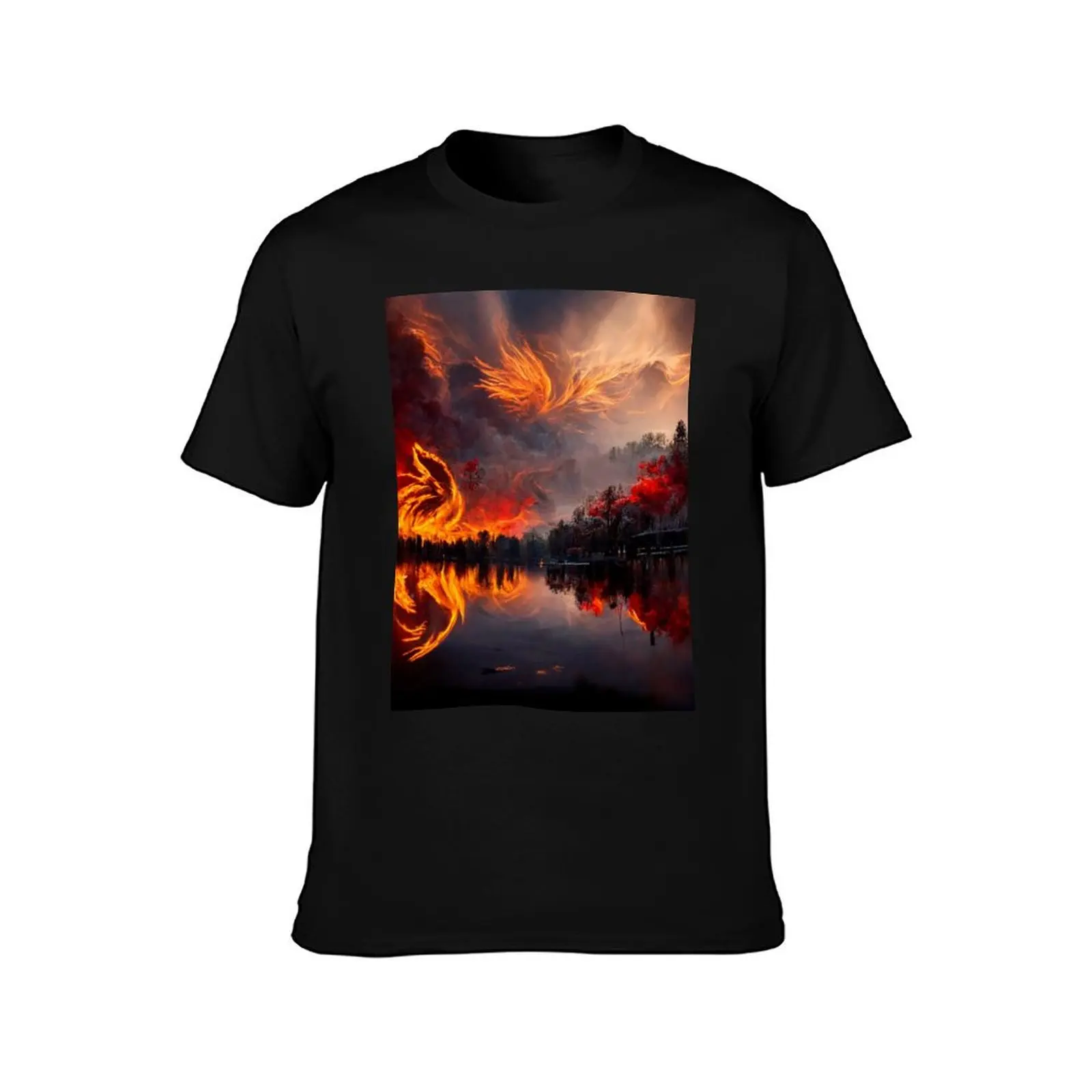 Light and Shadow T-Shirt Big and Tall Loose Fit T-Shirt