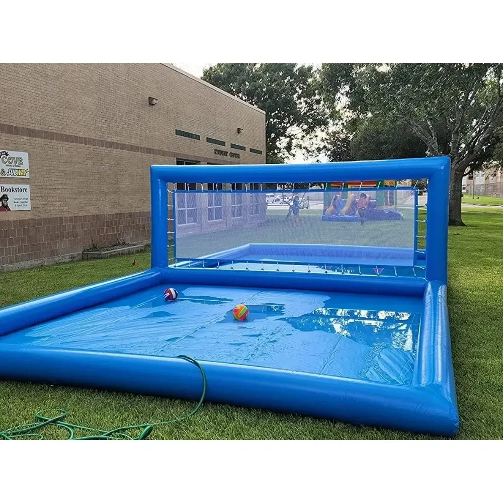 

Commercial Grade PVC Inflatable Volleyball Court Outdoor Volleyball Pool, Beach Water Volleyball Field for Sport Game free ship