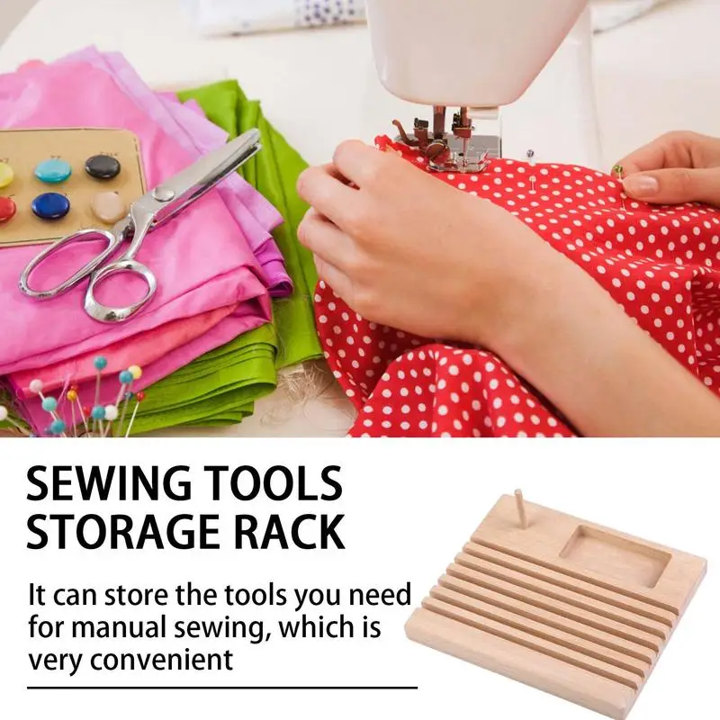 Quilting Wooden Sewing Ruler Rack Organizer Stand Wooden space saving Thread Holder Patchwork Ruler Rack Holder  for Home
