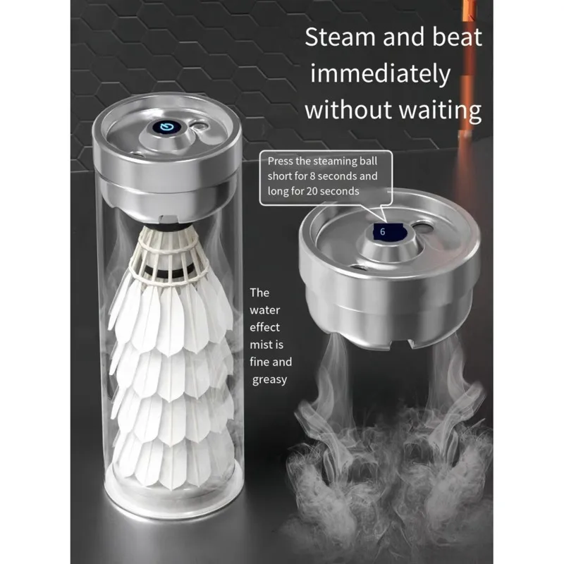 【Price Drop !!】Steam Cap Portable Humidifier For Badminton Shuttlecock-For-German Steamer-Durable Design