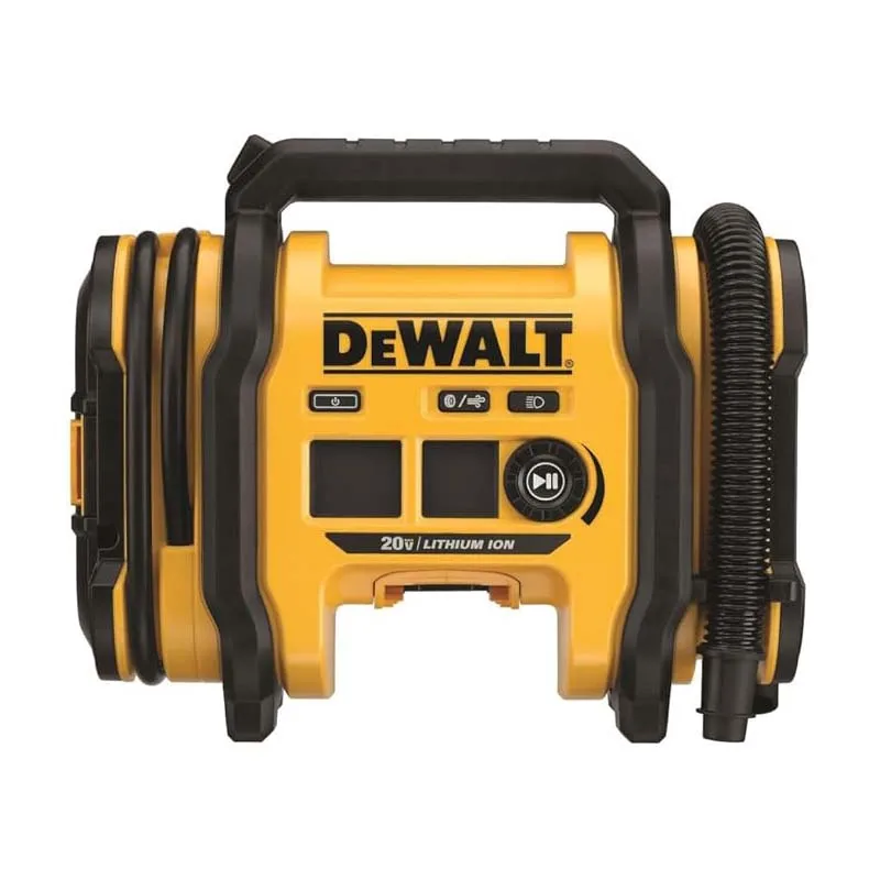 DEWALT 20V MAX Tire Inflator, Compact and Portable, Automatic Shut Off, LED Light, Bare Tool Only (DCC020IB)