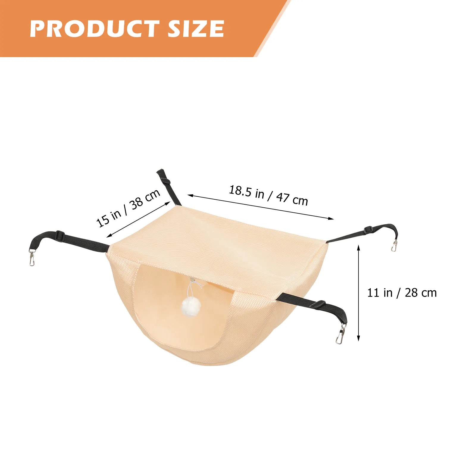 Cat Cage Hanging Hammock Breathable Summer Pet Bed Comfortable Cat Nest Small Pet Rest Hanging Bed for Home Kitten Lying Hammock view 6