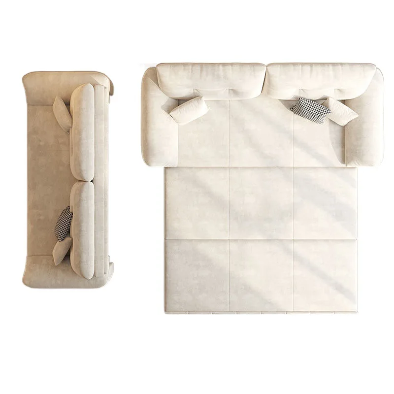 

Dual purpose foldable integrated small unit technology velvet sofa bed