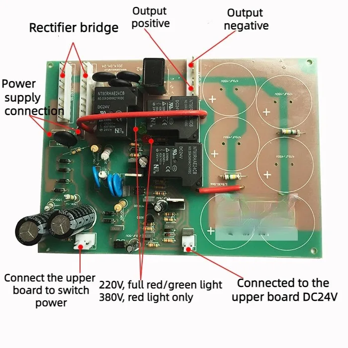 Dual Power Welding Machine Circuit Board ZX7-200/250 Power Supply Board Manual Welding Dual Voltage Backplane Repair