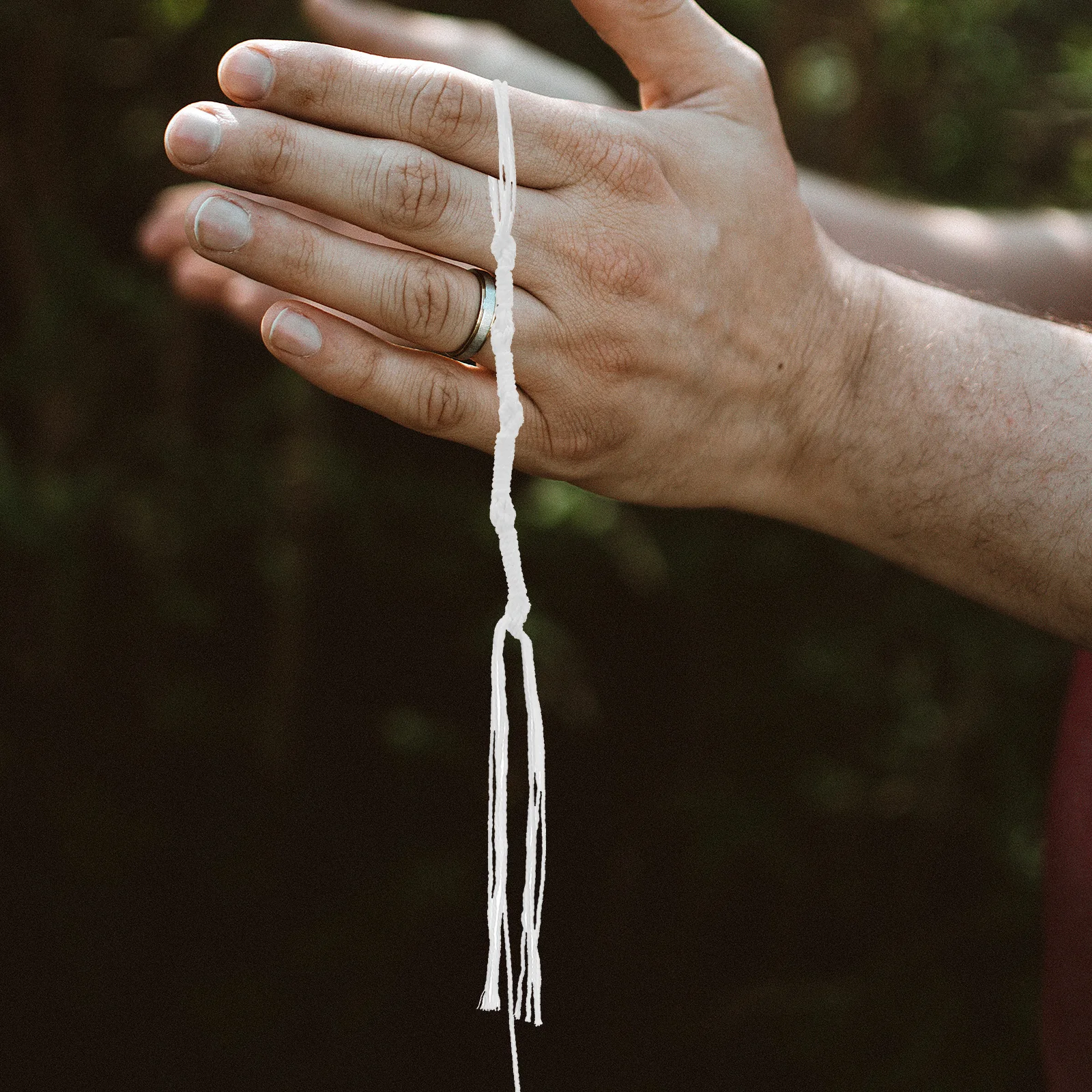 

12Pcs Tassels Fringe Cords - Blue and White Cotton Tzitzit Strings for Tallit Prayer Shawl Jewish Religious Garment Ashkenazi