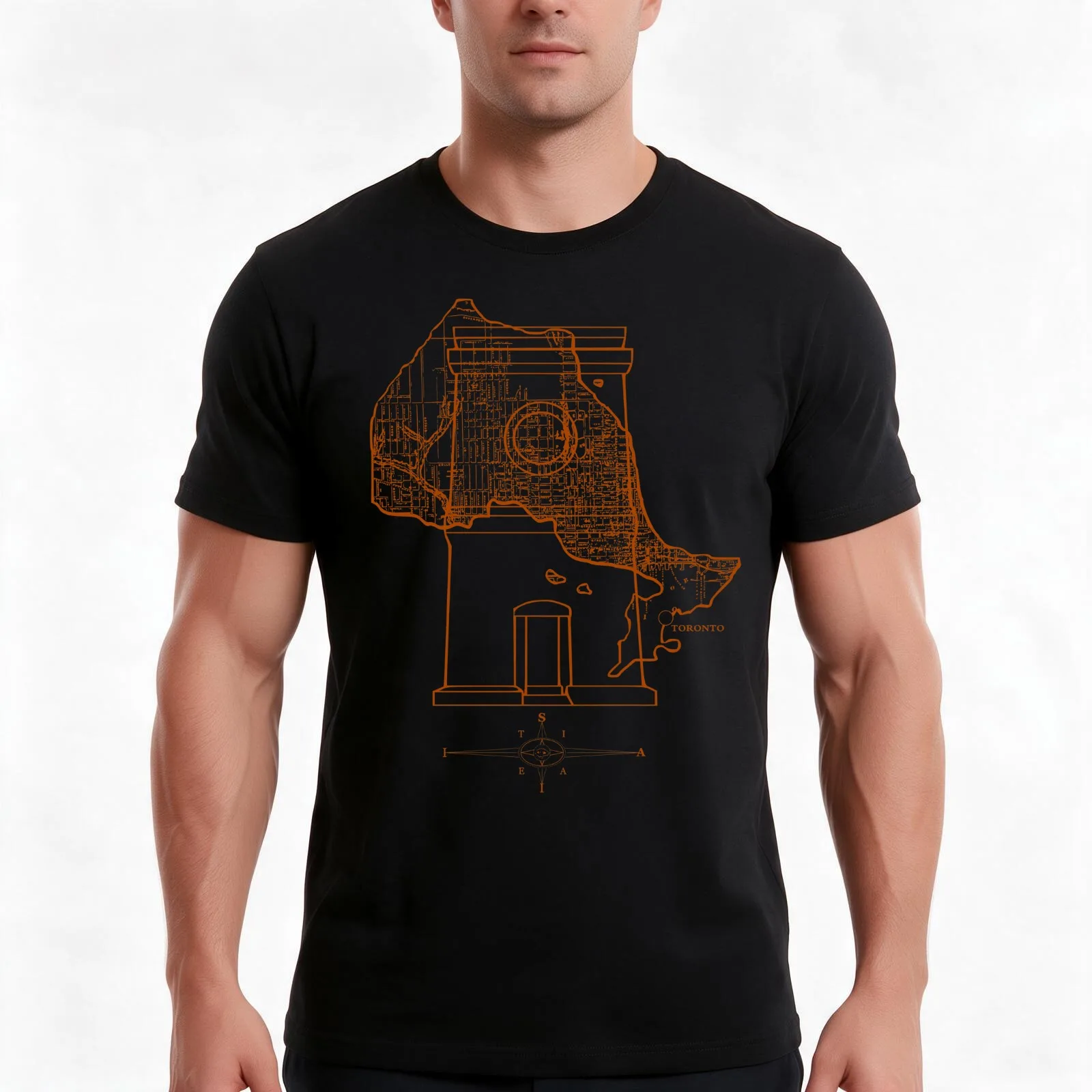 Toronto - Silverstein (sepia) T-Shirt Summer Casual Cotton Tee Oversized Streetwear Tops Vintage Graphic Print 100% Cotton