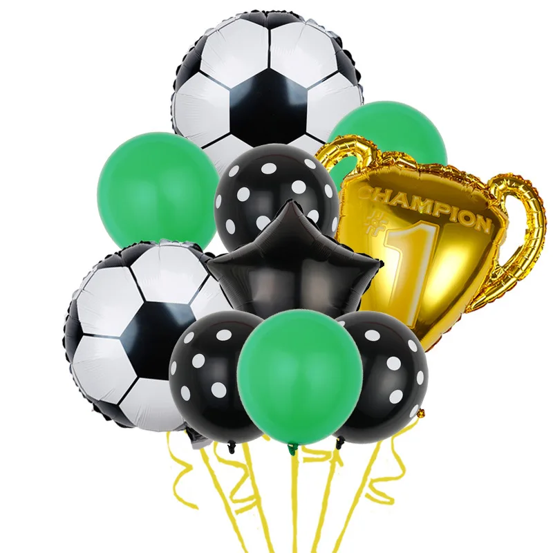 Disney cartoon champion trophy modeling World Cup party balloon set