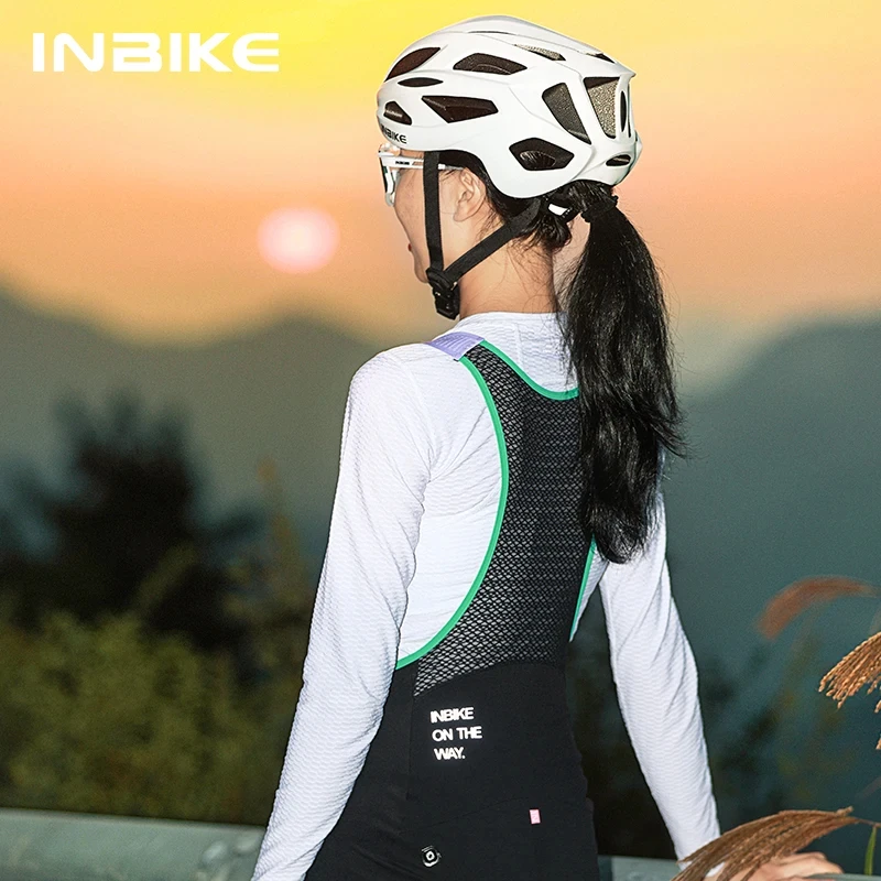 INBIKE Women\'s Bike Base Layer Long Sleeved Cycling Undershirt Clothing Lightweight Quick Dry Mesh Bicycle MTB Road Tops Shirts