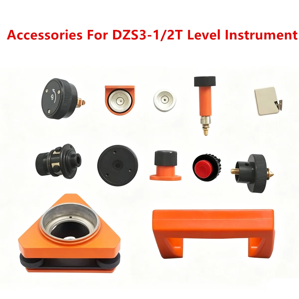 Accessories for DZS3-1/2T Level Instrument  ,Reflective Plate, Water Bubble, Braking, Fine Adjustment Eyepiece, Base Plate