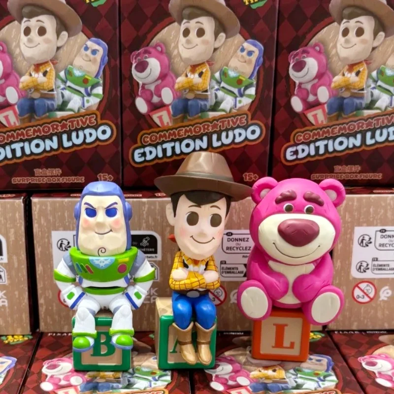 

Original Toy Story Disney 30th Recreate Time Flying Chess Series Blind Box Resin Handmade Toys Edition Ornaments Surprise Gift