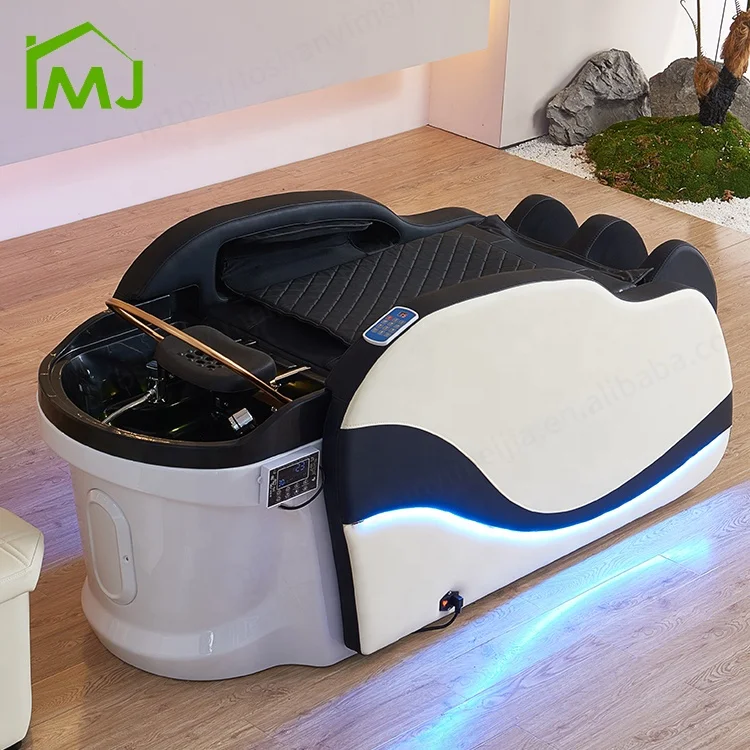 

Salon Equipment Hair Washing Massage Bed Japanese Head Spa With Electric Chair