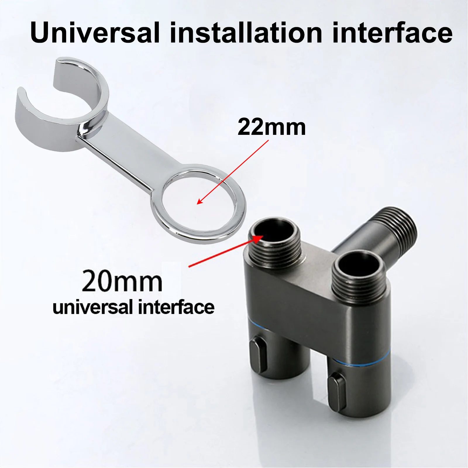 Bidet Sprayer Holder Toilet Bathroom Attachment Hanging Bracket For Shower Bathroom Accessories Space-saving Solution