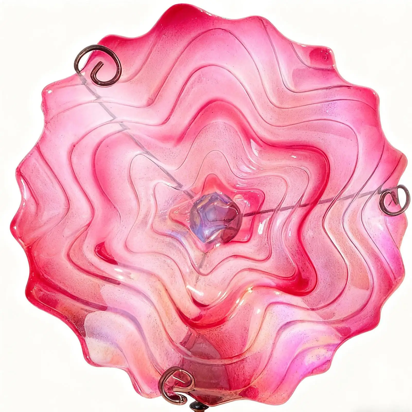 

Bird Bath For Outside Iron Art Flower Bowl Water Drinker Garden Standing Bird Bath In Metal For Hummingbird Parrot Parakeet Bee