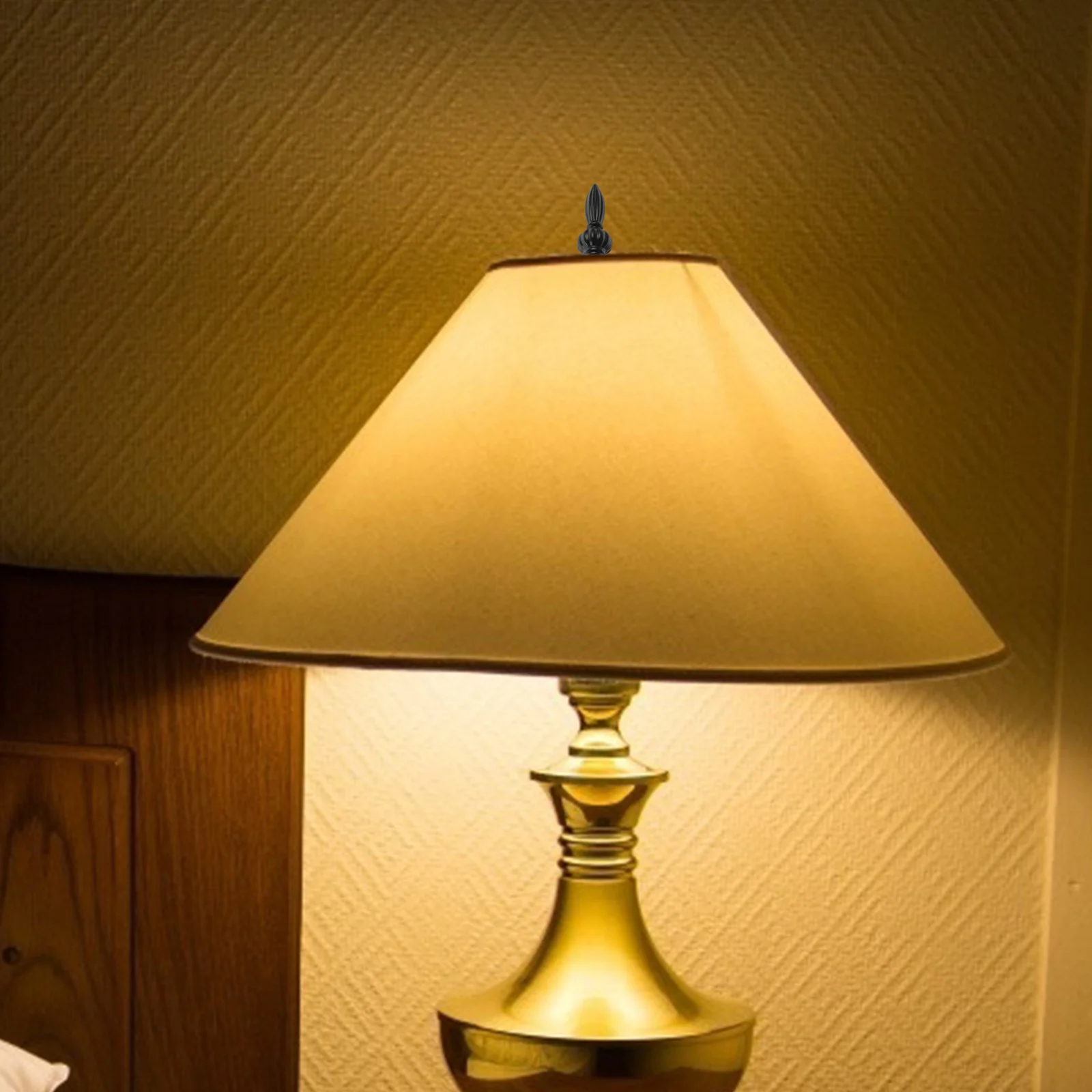 

4pcs Finials Vintage Light Knob Decor For Shade Retro Lamp Decoration Solid Screw Caps Easy Install Desk Lamp Finial Caps