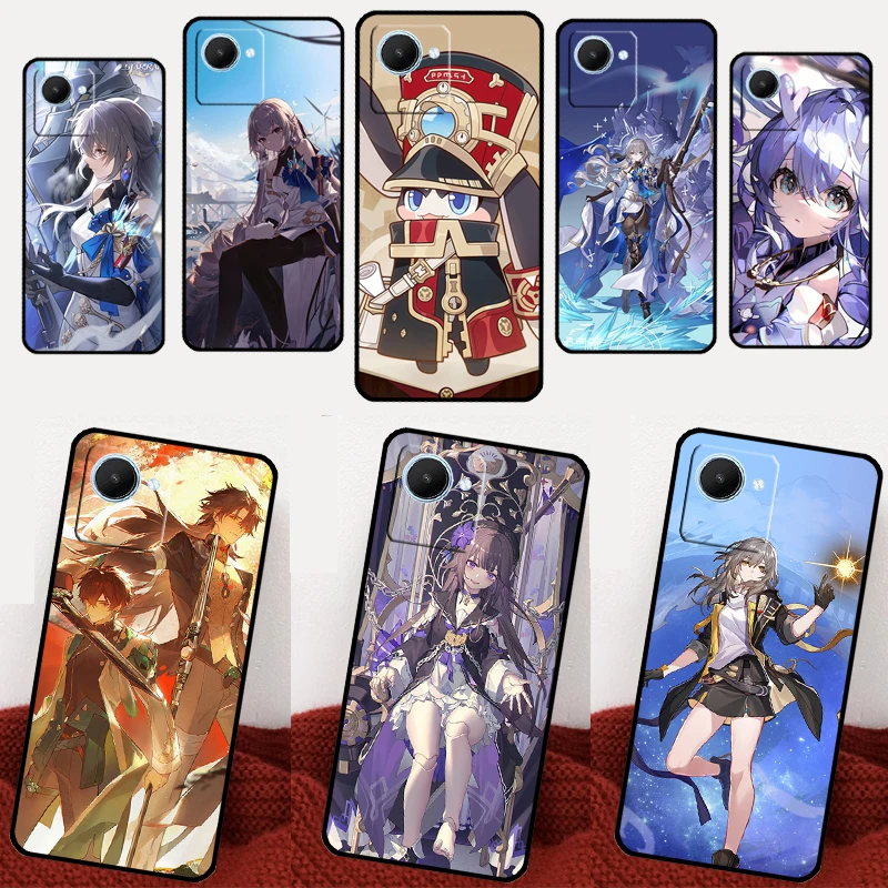 Honkai Star Rail Hot чехол для Realme GT Neo 5 3 2 3T 2T 8 10 11 9 Pro Plus C21Y C11 C15 C25 C30 C31 C33 C35 C55