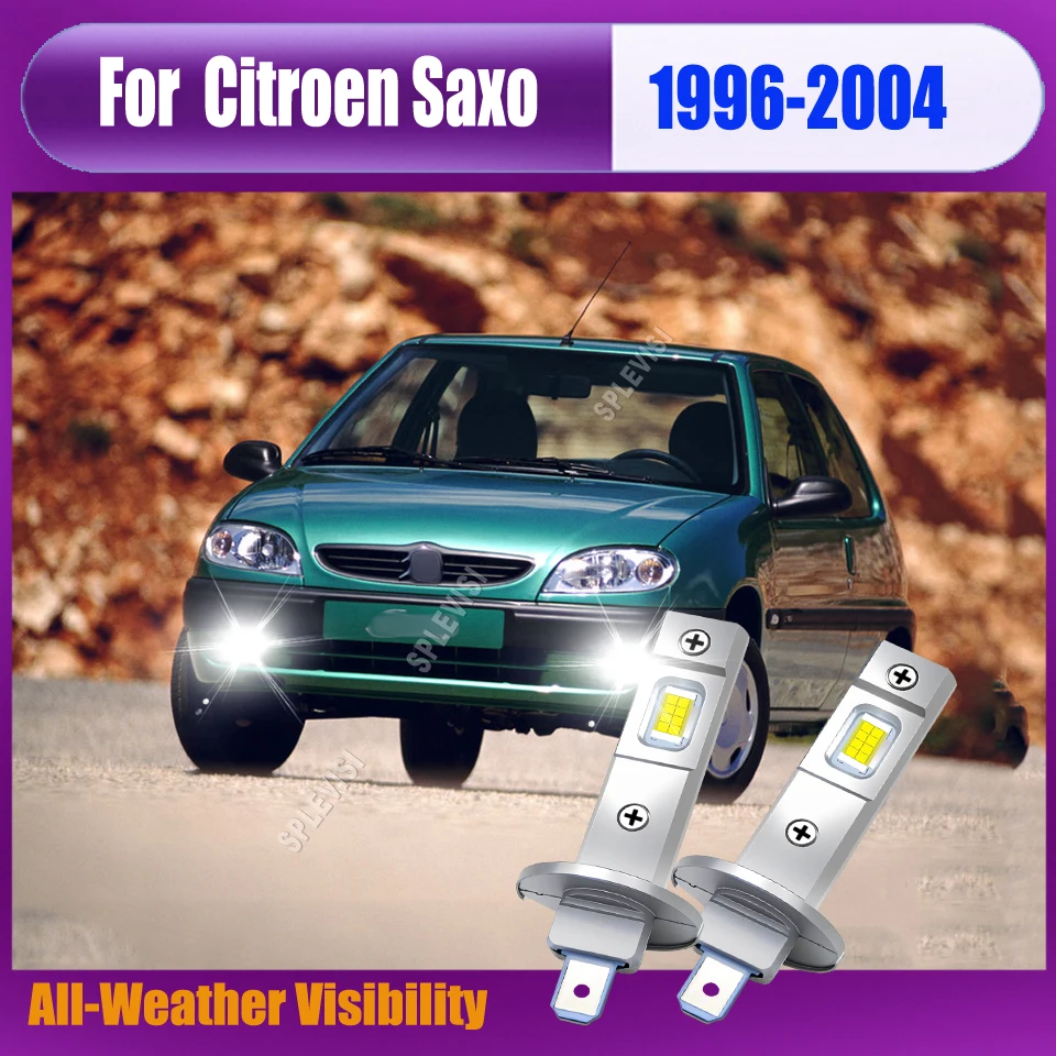 

H1 LED Fog Light -Simple Plug-and-Play Installation a direct fit For Citroen Saxo 1996 1997 1998 1999 2000 2001 2002 2003 2004