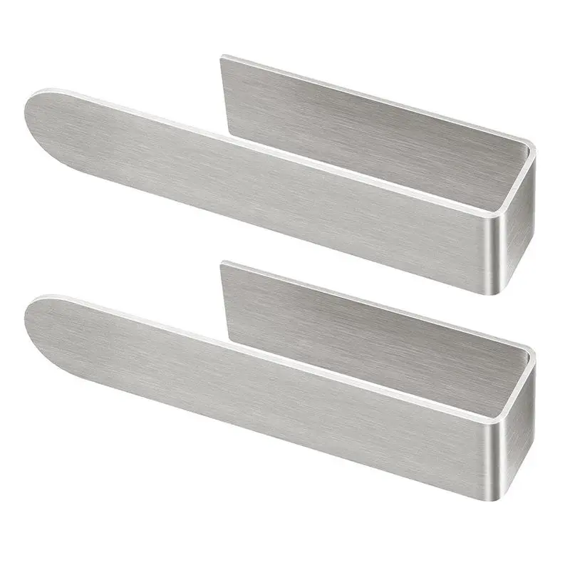 

-November Stainless Steel Paper Towel Holder Towel Holder For Bathroom Wall Mounted Self Adhesive Stick On Towel Bar Wall