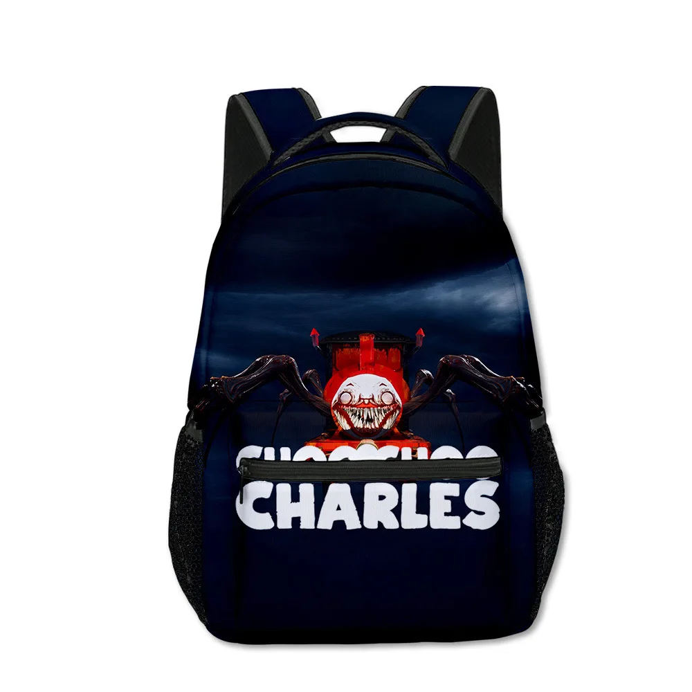 Choo-Choo Charles 2023 New Game Cartoon Backpack SchoolBag Unique Daypack Rucksack Oxford Cloth Bag