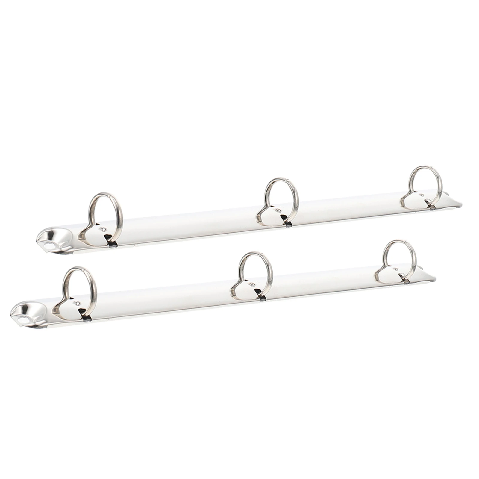 

2 Pcs Metal Binder Rings Mechanism A4 Size for DIY Notebook Accessories Loose Leaf Planners Folders Photo Albums Office Supplies