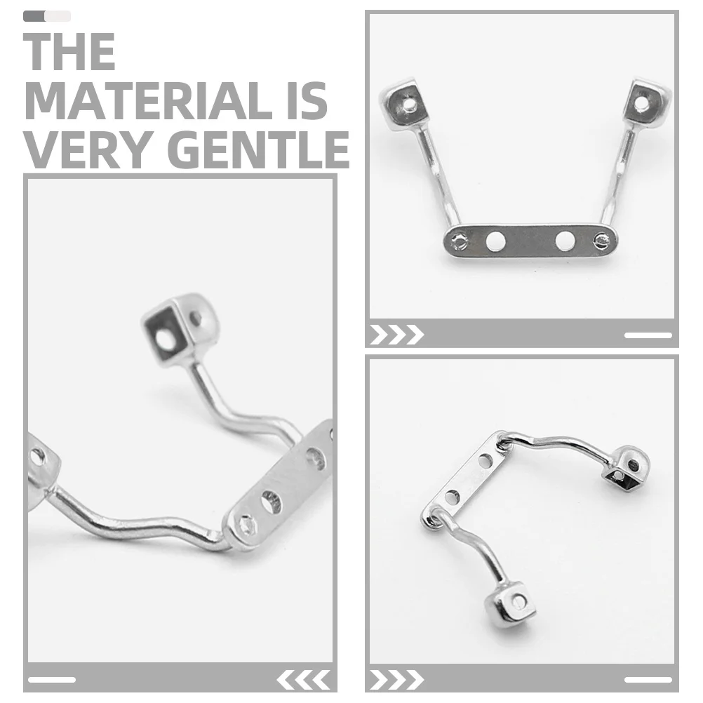 

2pcs Nose Pad Bracket for Glasses Stainless Steel Metal Child Eyeglass Supplies Replacement Non Slip Pad Comfort Fit Anti