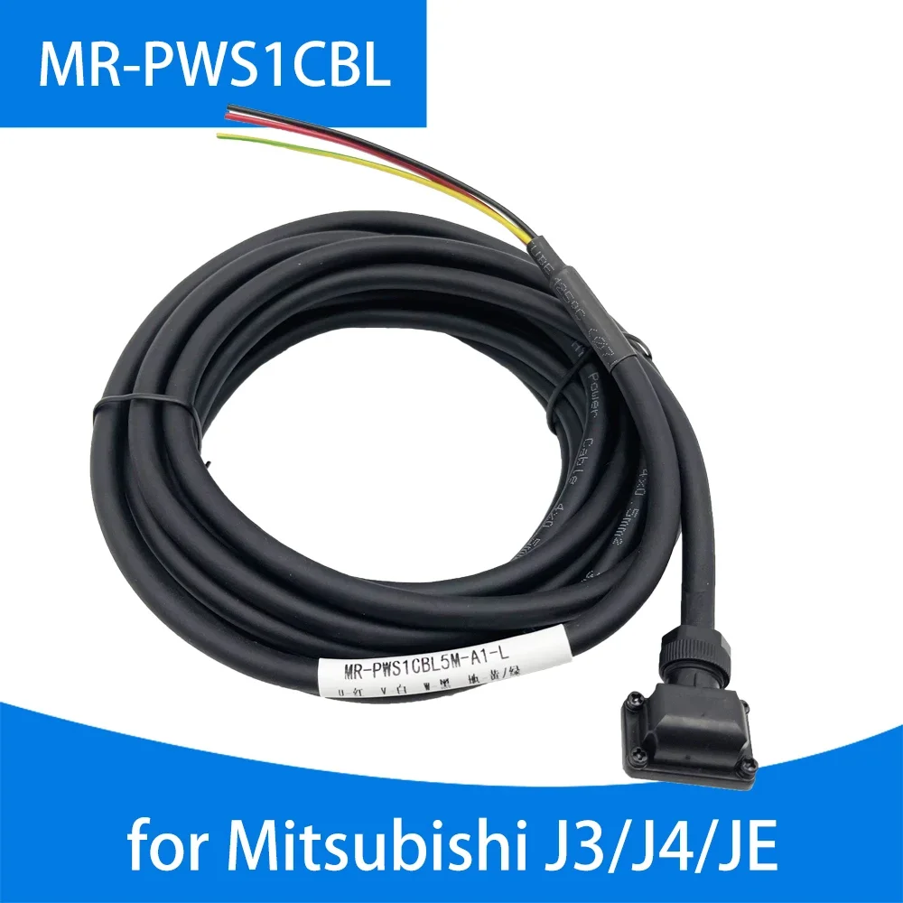 Lower Power Cable MR-PWS1CBL2M-A1-L MR-PWS1CBL3M-A1-L MR-PWS1CBL5M-A1-L Servo Line