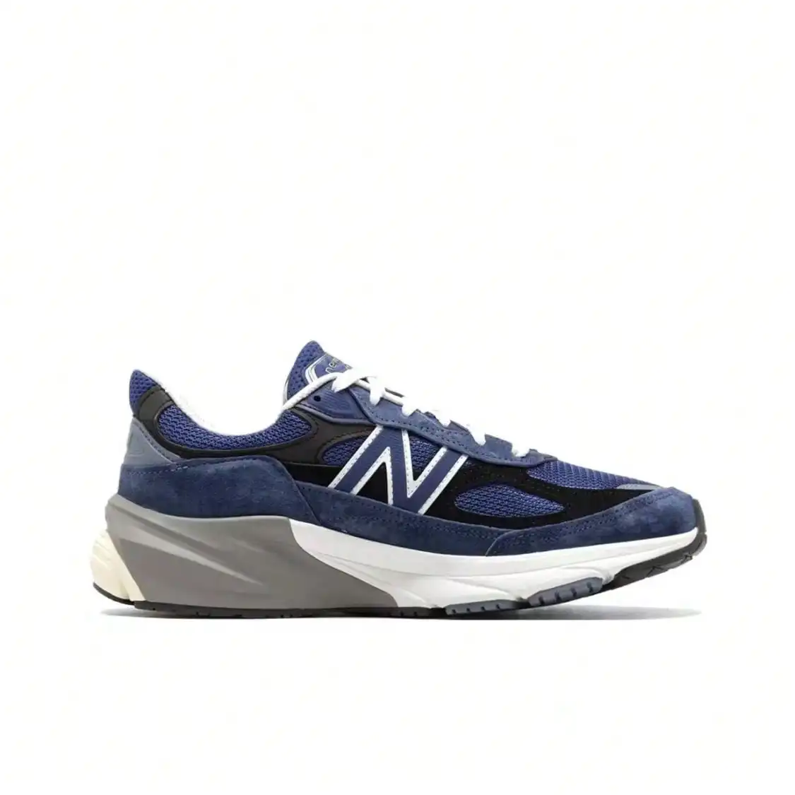 NB 990 V6 Comfortable Versatile Durable Low-Top Casual Running Shoes, Unisex, Blue & Black U990IA6