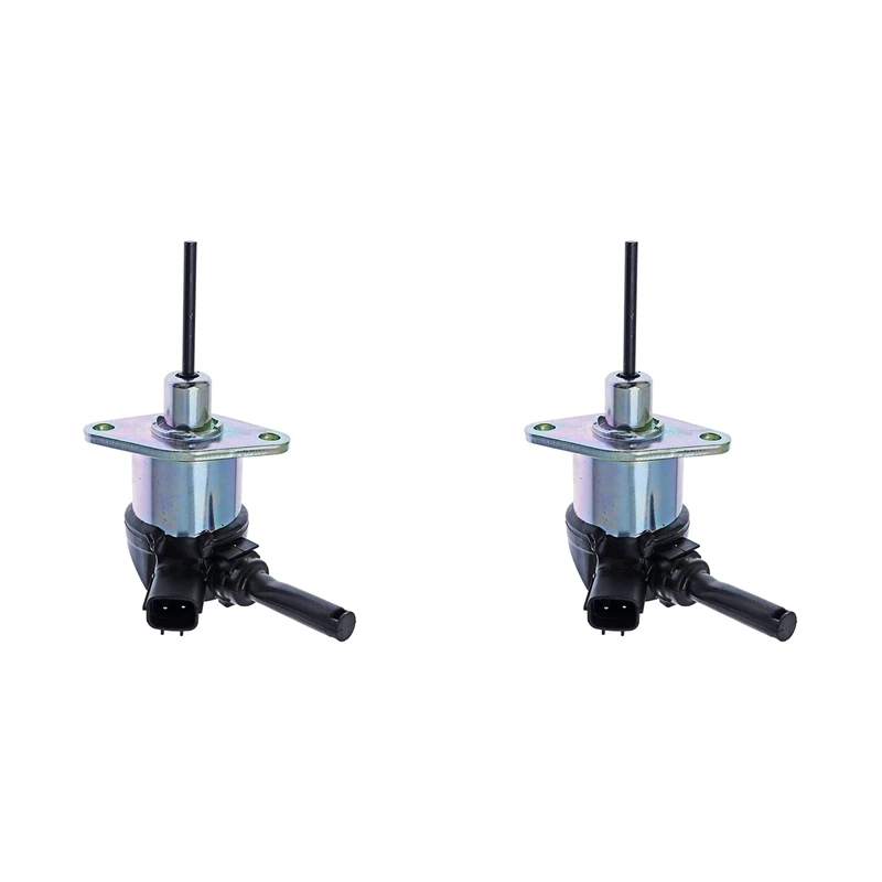 

2X Fuel Shut Off Solenoid For Kubota V2003, V2203, V2403, D1503, D1703, 1A021-60017