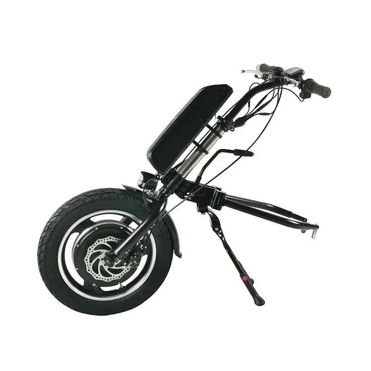 Stable Driving Electric Handbike Kit Safe And Reliable Electric Handbike With Suspension For Disabled Wheelchair Attachment