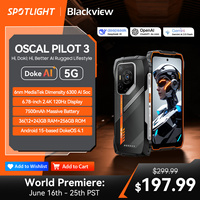 [World Premiere ]Blackview OSCAL PILOT 3 5G AI Rugged Smartphone MTK 6300, 6.78\