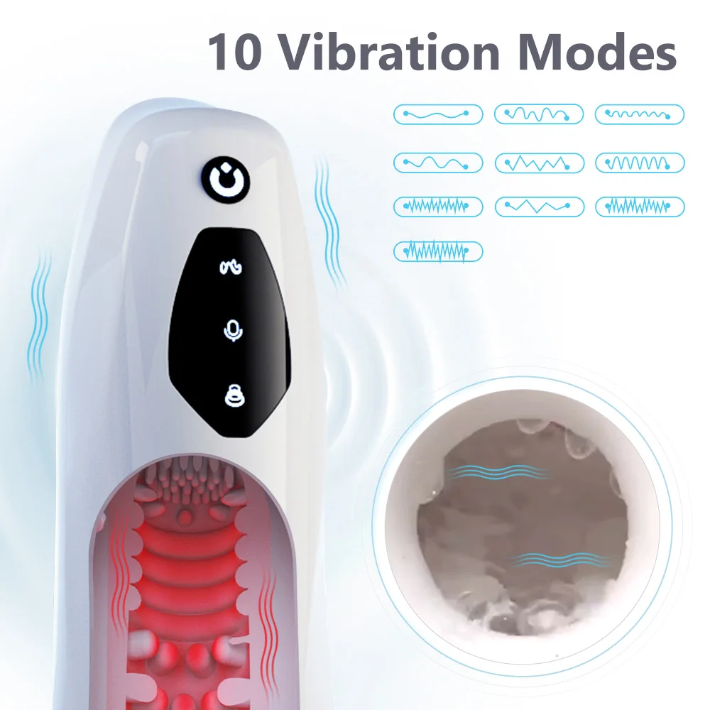 Automatic Male Mastubator AV Actress Endorsement Powerful 5 Telescopic Blowjob Vibrate Masturbation Cup Machine Sex Toy for Men