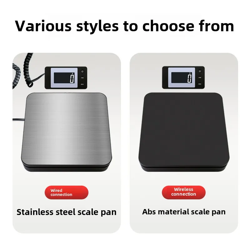 Electronic Weight Scales 50kg/2g High-precision Wired/Wireless Floor Scale with Unit Conversion Zero/Tare Kitchen Weighing Tool