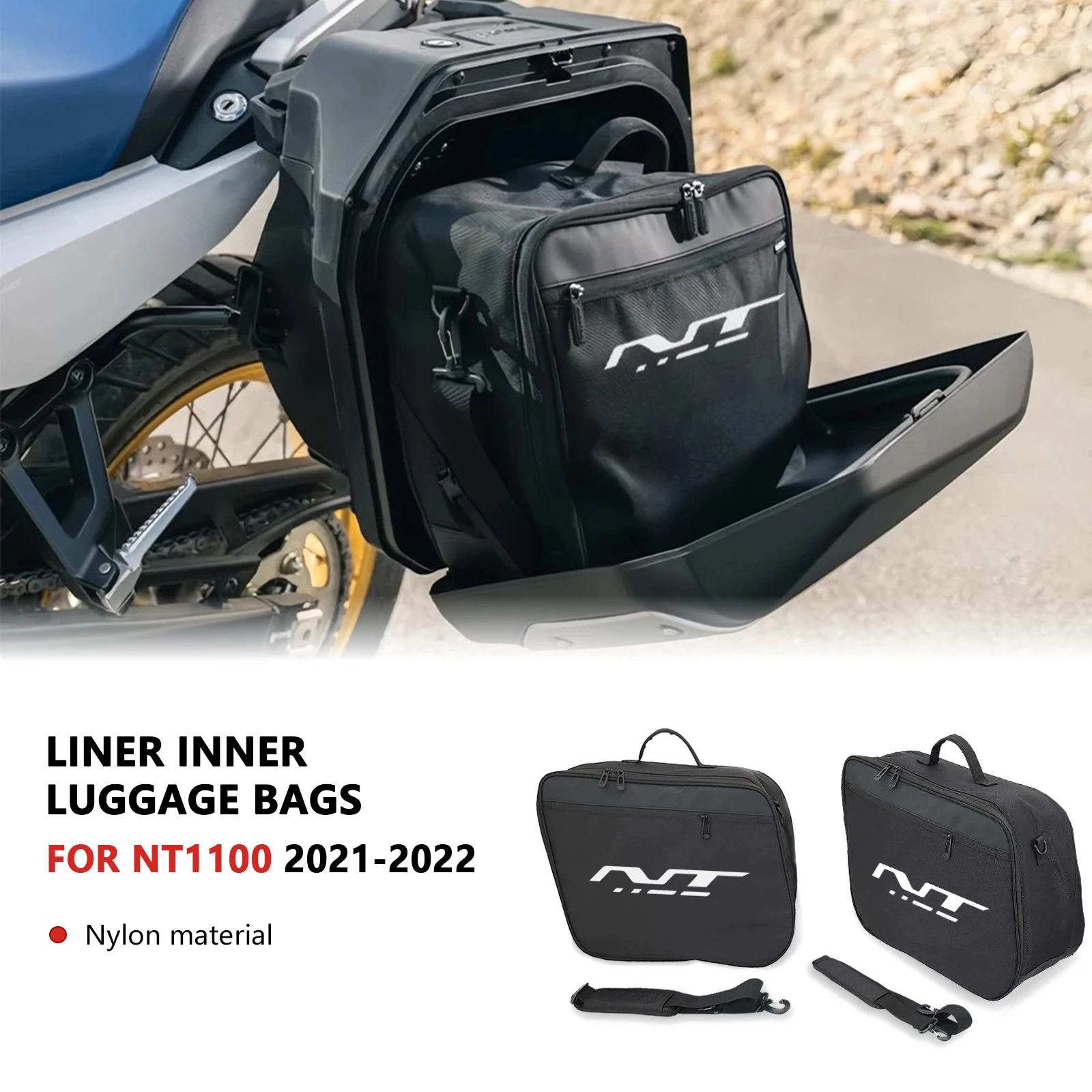 For NT1100 NT 1100 2021 2022 Motorcycle Saddlebag Luggage Pannier Liner Bags Waterproof Side Bags New Accessories