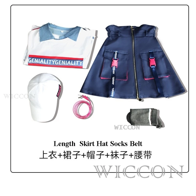 Project Sekai Vbs Azusawa Kohane Cosplay Kostuum 2024 Nieuwe Uniform Pruik Vbs Khn Anime Outfits Vrouwen Halloween Feest Meisjes Roze Set