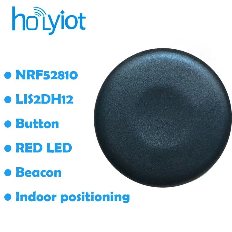 Holyot nRF52810 Beacon Bluetooth z czujnikiem akcelerometru BLE 5.0 moduł o niskim zużyciu energii Ibeacon Eddystone znacznik pozycjonowania wewnętrznego