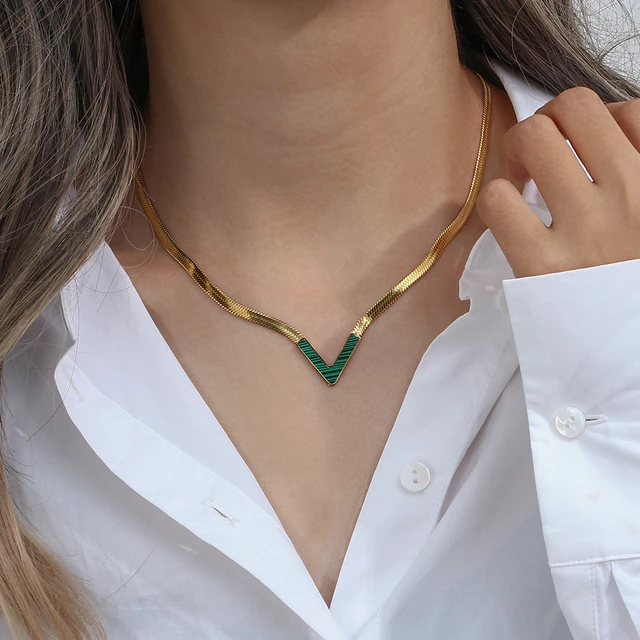 V bling necklace sales