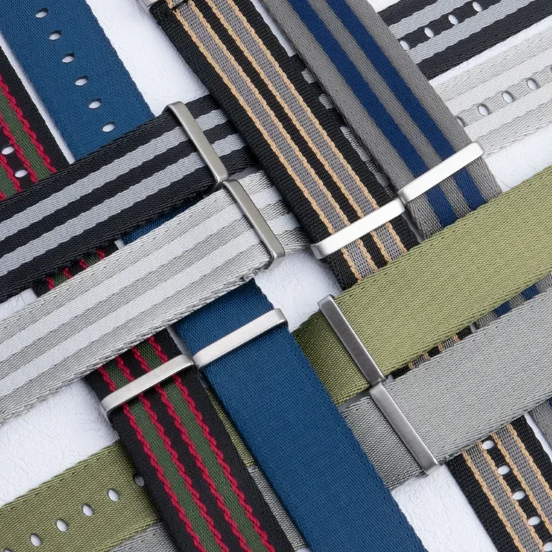 

Нейлоновый браслет 20 мм 22 мм, мягкий ремешок для часов для Omega Rolex Seiko Tudor, ремешок Speedmaster 007, браслет в стиле милитари для Seiko Braid