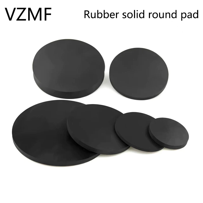 

Rubber solid round gasket shock-absorbing thick sealing gasket load-bearing buffer pressure-resistant round non-porous flat gask