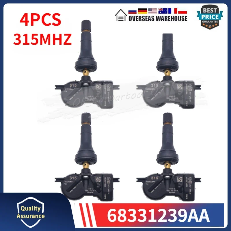 

Датчики шин TPMS для JEEP RENEGADE 2018, 315 МГц, 4 шт./партия