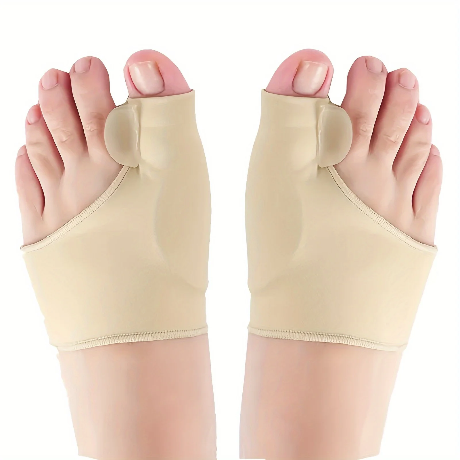 2 Pcs Foot Grip Insert & Gel Cushion Pad-Made with Elastic Material-Foot Care Tool for Men & Women-Easy to Put On-Hand Wash Only