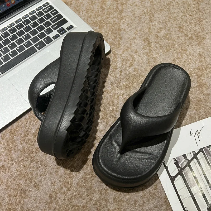New Thick Flip-flops Women Fashion Platform Sandals Outdoor Women Beach Slipper Home Comfort Women's Summer Sandals view 5