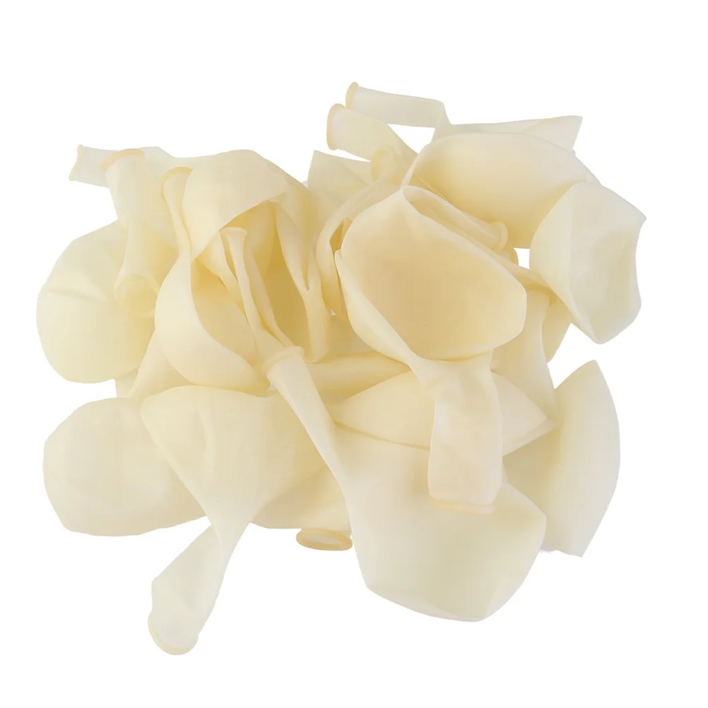 

12Pcs 12 Inch Thickened Transparent Latex Balloons Bright Colored Round Decorative Balloon for Party Wedding Festival Use